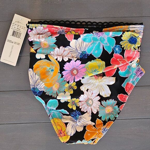 Profile by Gottex Women's Standard Rising Sun High Waisted Bikini Bottom Size 8 - Picture 4 of 6